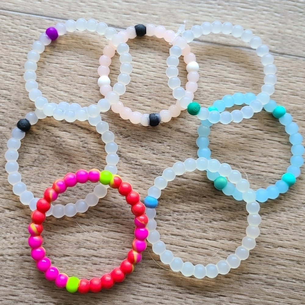 Lokai style bracelets - lot of 7